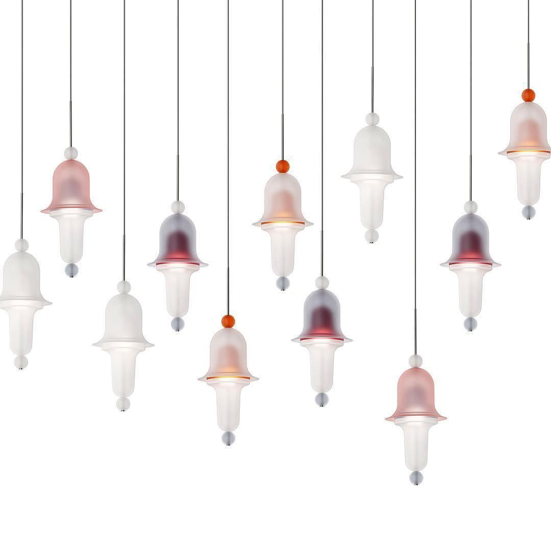 Calaeus Suspension en Verre Art Nordique pour Salon - Neutralighting
