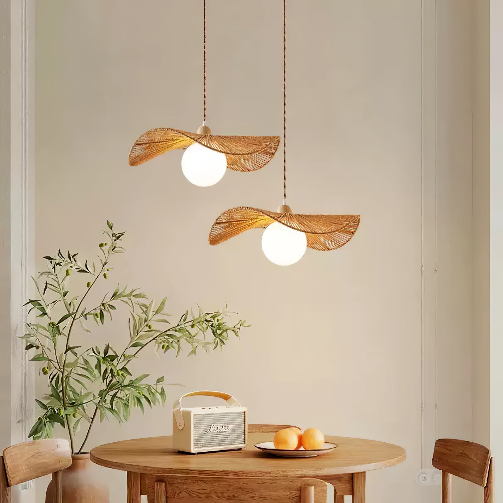 Atale Lampe Pendante Tissée Naturelle Art - Neutralighting