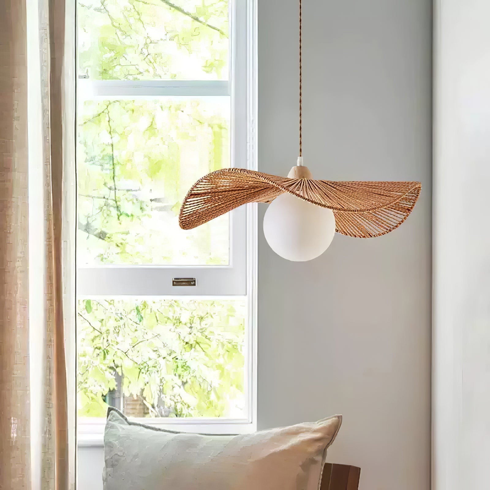 Atale Lampe Pendante Tissée Naturelle Art - Neutralighting