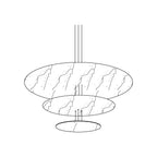 Erliris Suspension Métallique de Luxe Postmoderne - Neutralighting