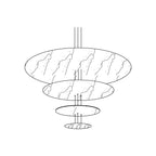 Erliris Suspension Métallique de Luxe Postmoderne - Neutralighting