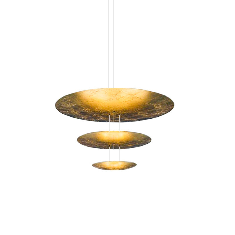 Zathaara Suspension Feuilles d’Or Étagées - Neutralighting