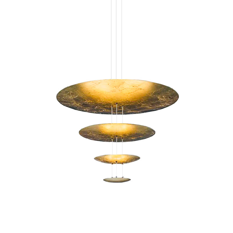 Zathaara Suspension Feuilles d’Or Étagées - Neutralighting