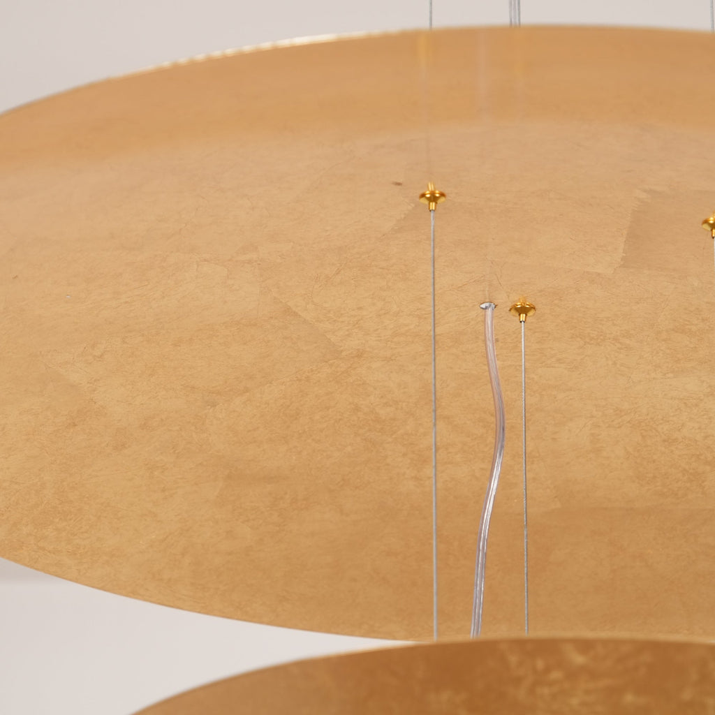Zathaara Suspension Feuilles d’Or Étagées - Neutralighting