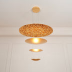 Zathaara Suspension Feuilles d’Or Étagées - Neutralighting