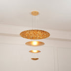 Zathaara Suspension Feuilles d’Or Étagées - Neutralighting