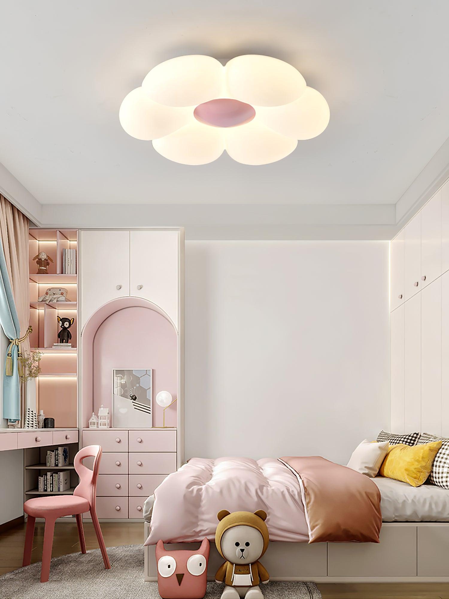 Solara Plafonnier Fleur à Six Pétales pour Chambre d'Enfant - Neutralighting