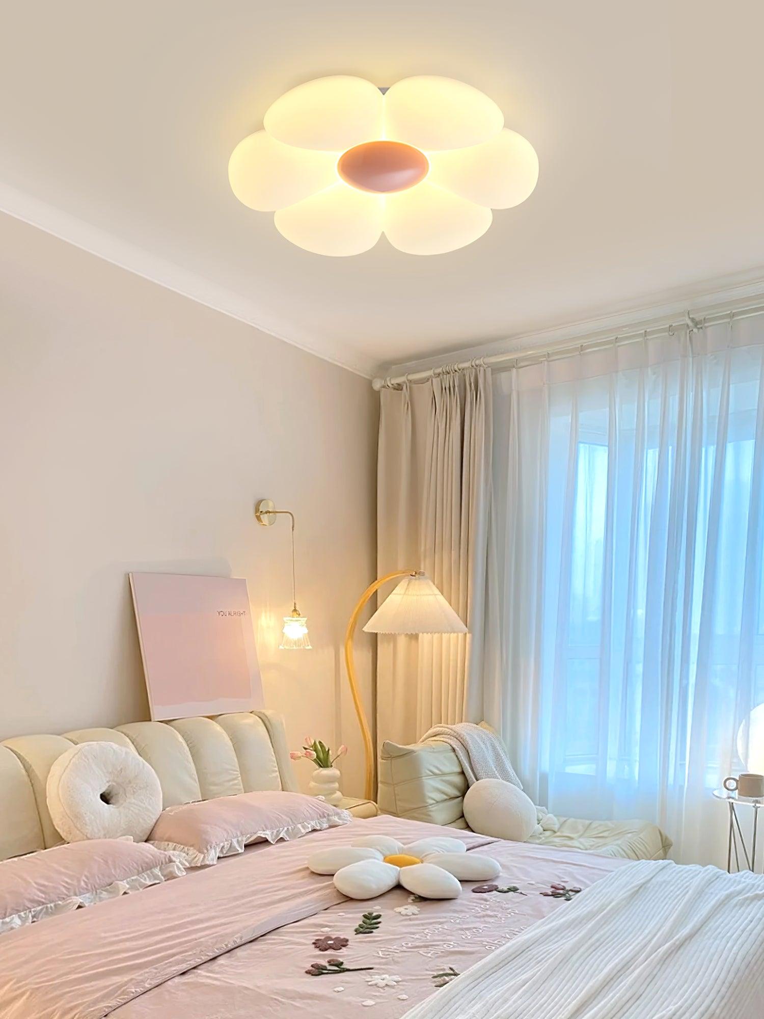 Solara Plafonnier Fleur à Six Pétales pour Chambre d'Enfant - Neutralighting