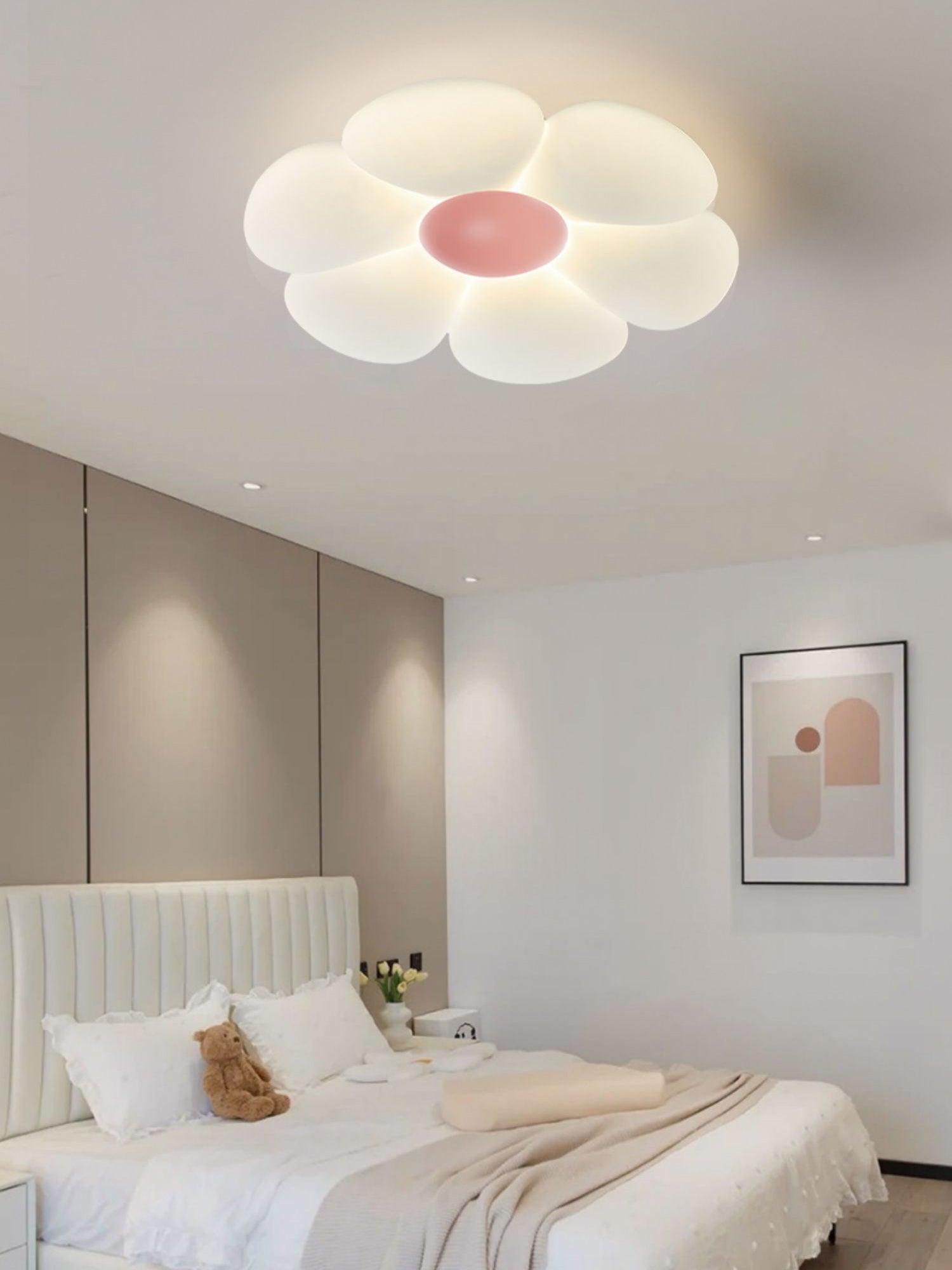 Solara Plafonnier Fleur à Six Pétales pour Chambre d'Enfant - Neutralighting
