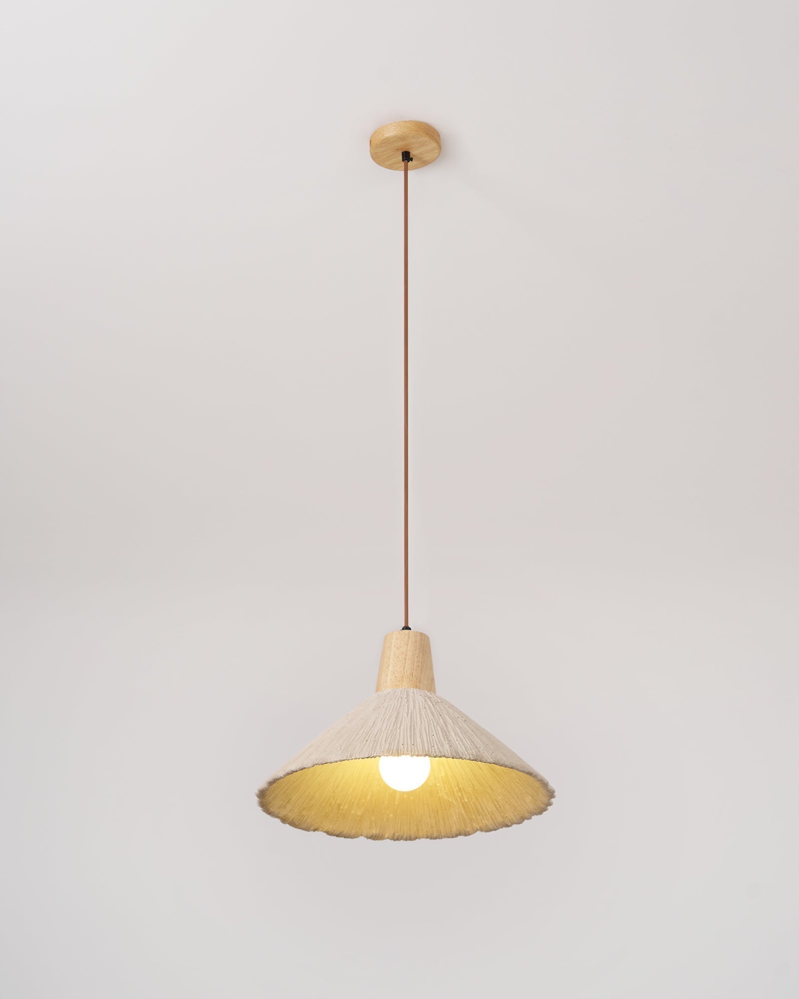 Solara Lampe suspendue en béton plissé - Neutralighting