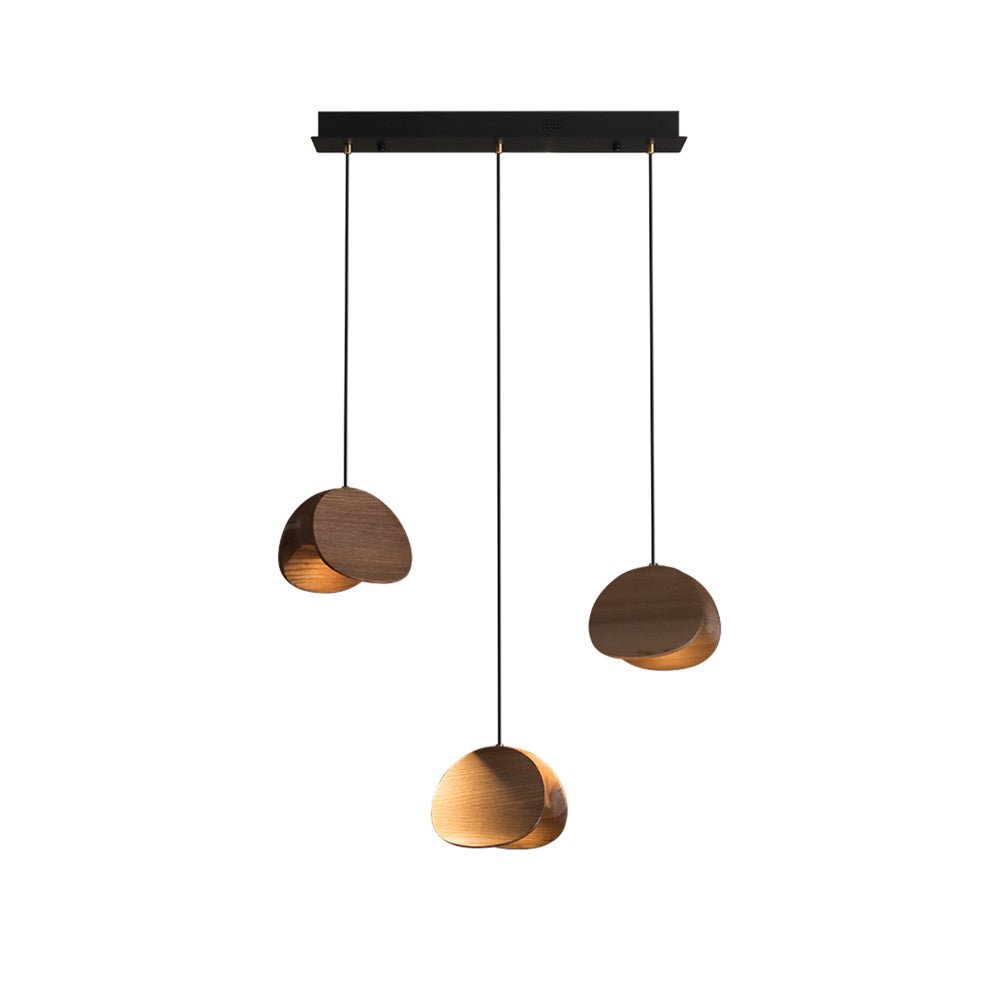 Elmiren Grappe Bois Pendentif Lumière - Neutralighting