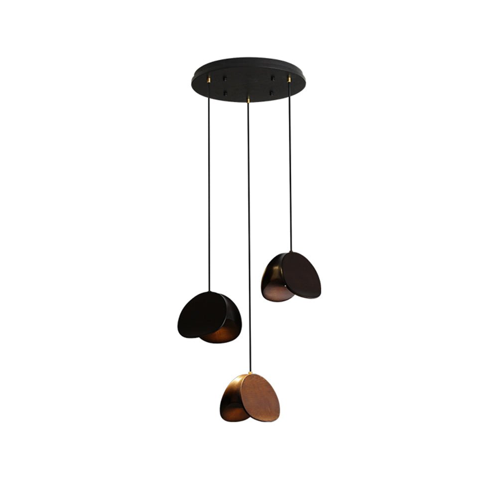 Elmiren Grappe Bois Pendentif Lumière - Neutralighting