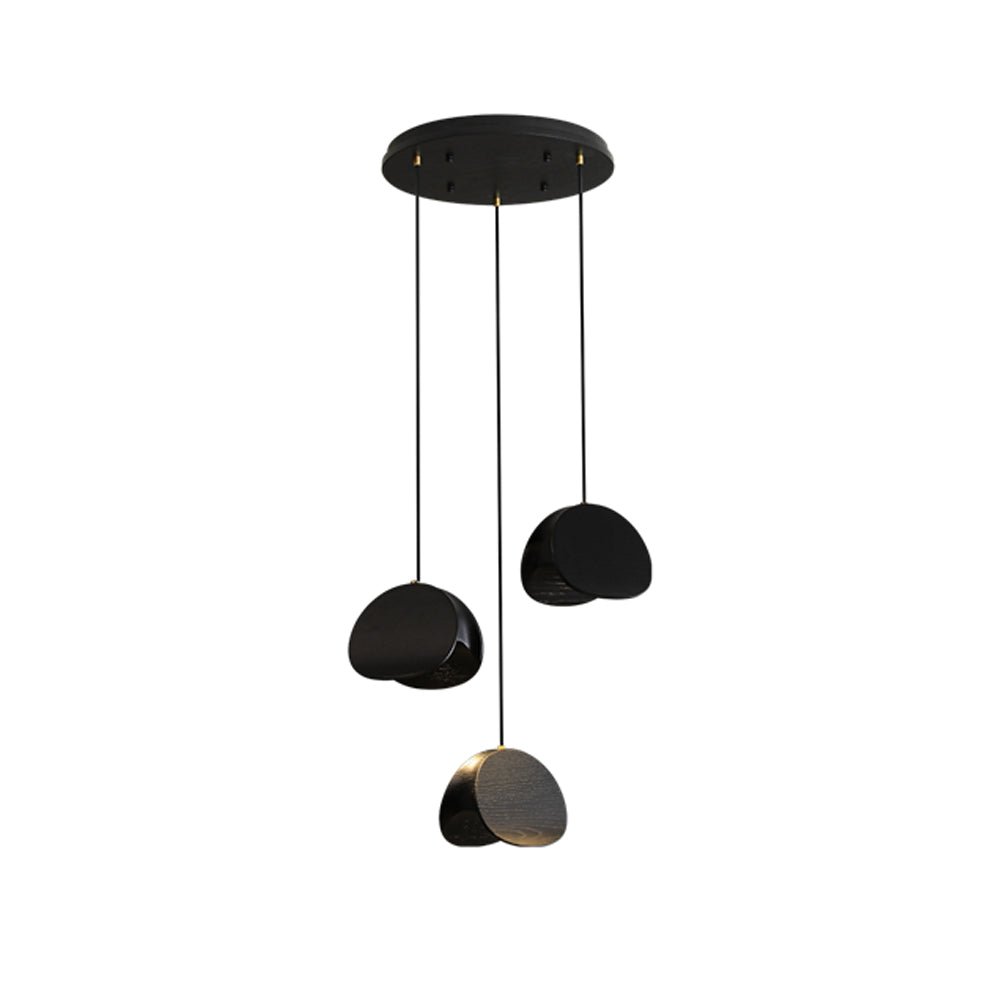 Elmiren Grappe Bois Pendentif Lumière - Neutralighting