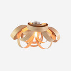 Veylo Lustra Plafonnier Ruban en Bois Élégant - Neutralighting