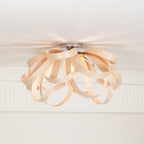 Veylo Lustra Plafonnier Ruban en Bois Élégant - Neutralighting