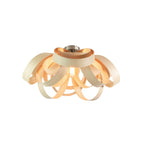 Veylo Lustra Plafonnier Ruban en Bois Élégant - Neutralighting