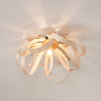 Veylo Lustra Plafonnier Ruban en Bois Élégant - Neutralighting