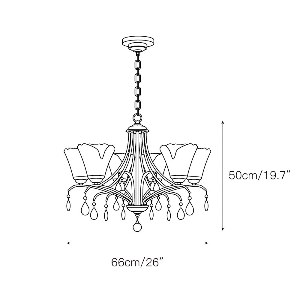 Nyshaiel Postmodern Luxe Cristal Lustre - Neutralighting