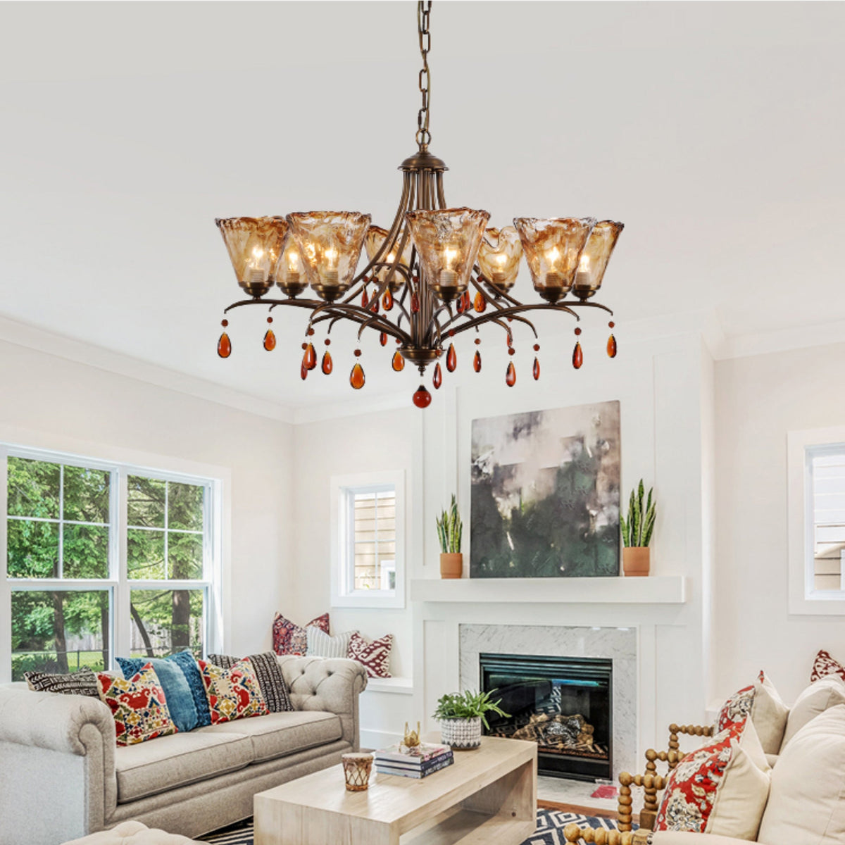 Nyshaiel Postmodern Luxe Cristal Lustre - Neutralighting