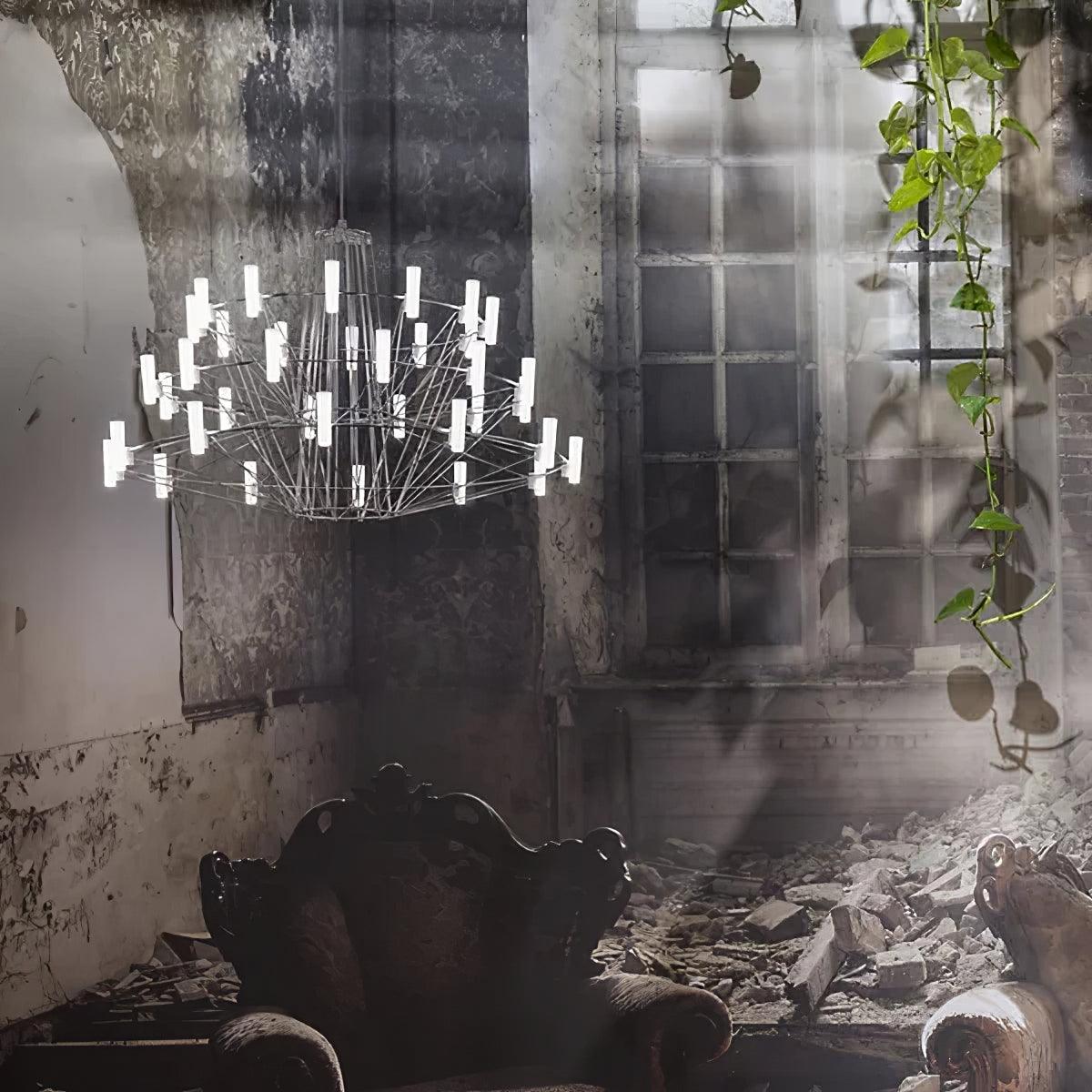 Lustra Chandelier Acrylique Moderne Ballet Céleste - Neutralighting