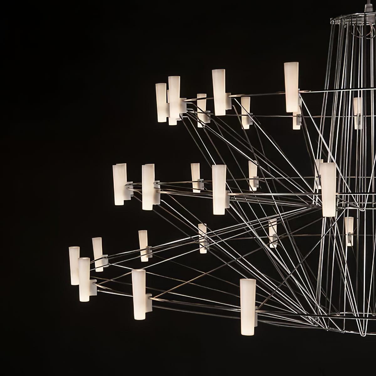 Lustra Chandelier Acrylique Moderne Ballet Céleste - Neutralighting