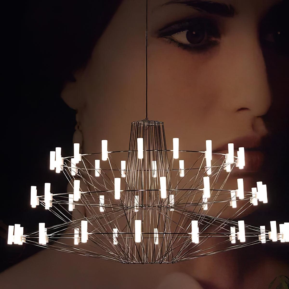 Lustra Chandelier Acrylique Moderne Ballet Céleste - Neutralighting