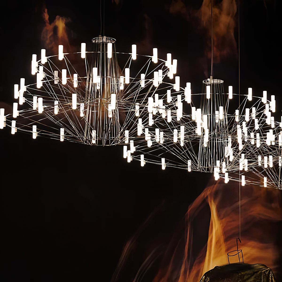 Lustra Chandelier Acrylique Moderne Ballet Céleste - Neutralighting