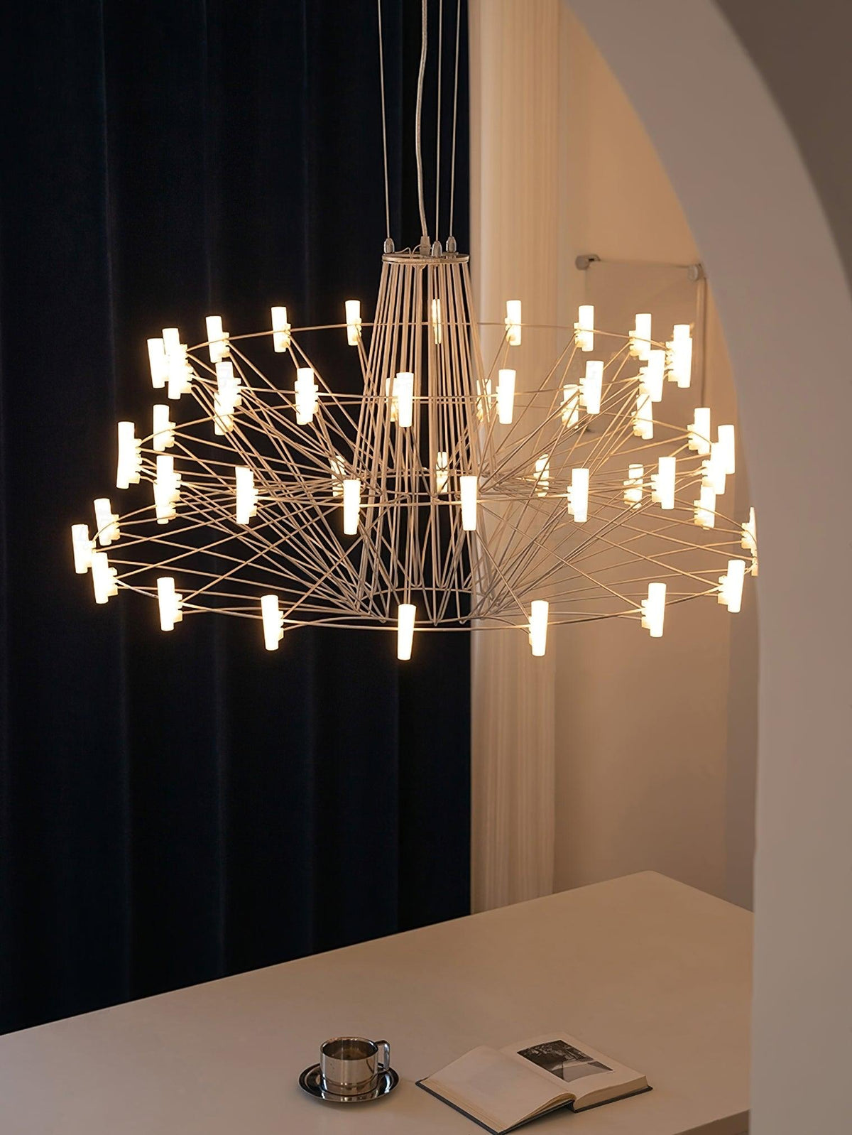 Lustra Chandelier Acrylique Moderne Ballet Céleste - Neutralighting