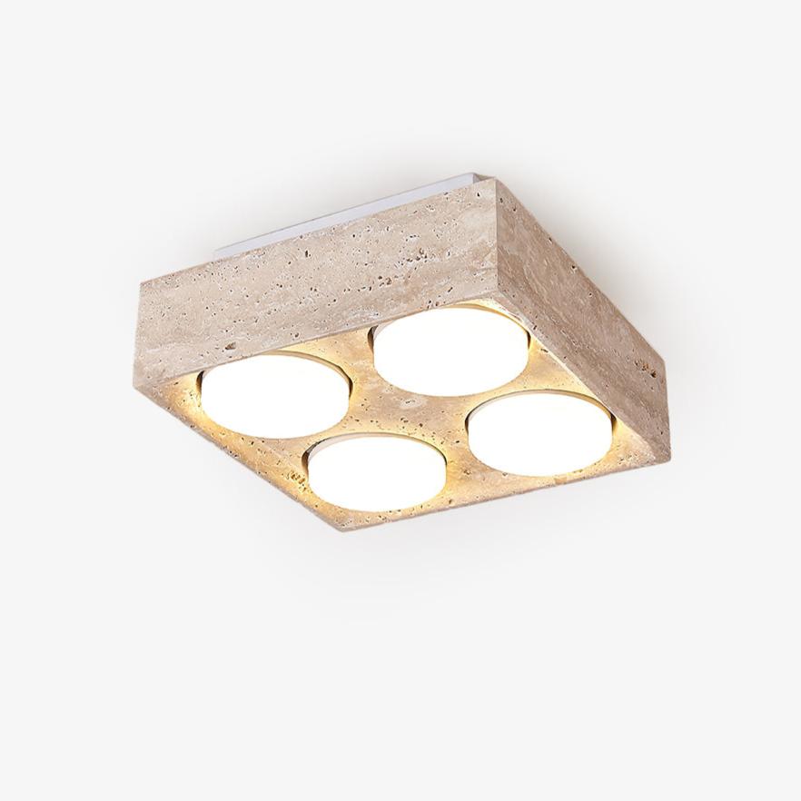Virinira Plafonnier Quad-Spot Travertin - Neutralighting