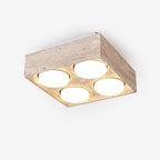 Virinira Plafonnier Quad-Spot Travertin - Neutralighting