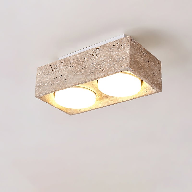 Virinira Plafonnier Quad-Spot Travertin - Neutralighting