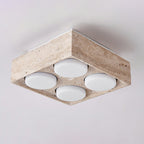 Virinira Plafonnier Quad-Spot Travertin - Neutralighting