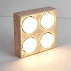 Virinira Plafonnier Quad-Spot Travertin - Neutralighting