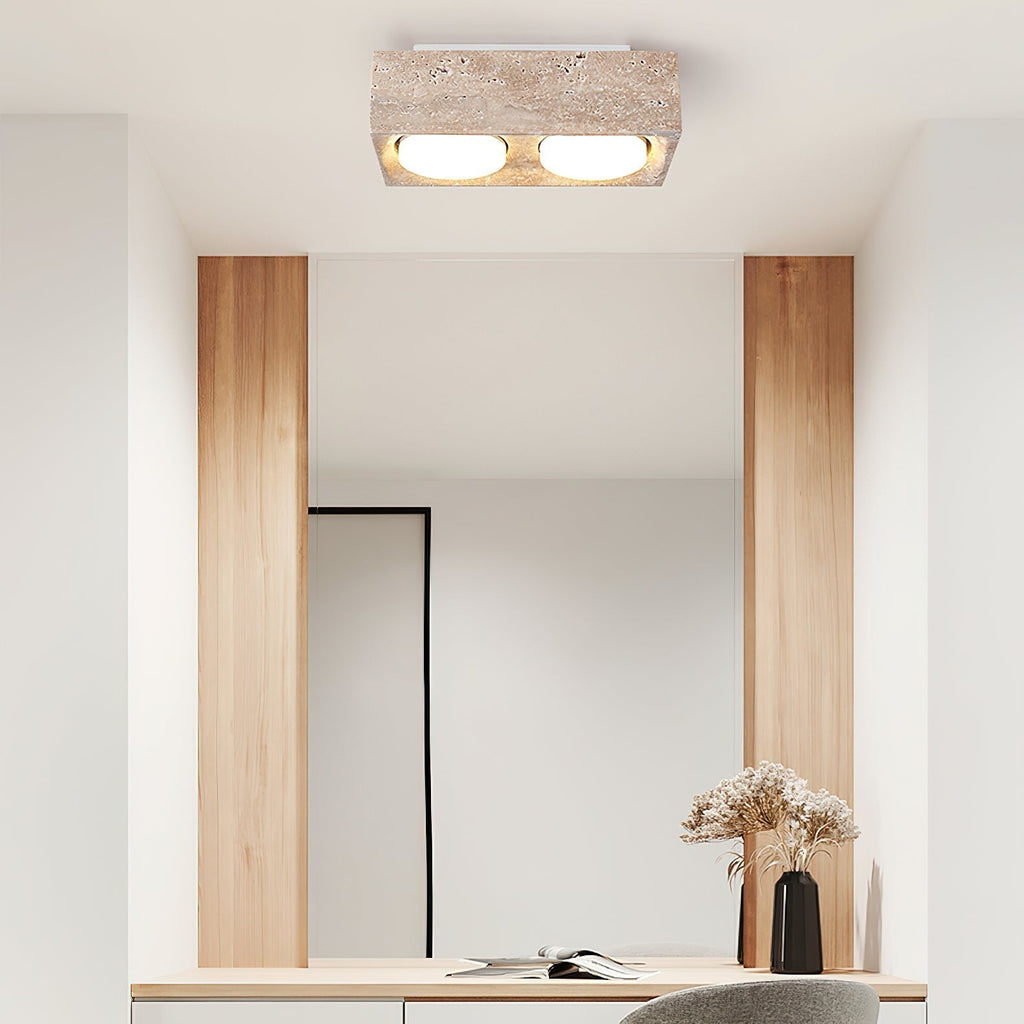 Virinira Plafonnier Quad-Spot Travertin - Neutralighting