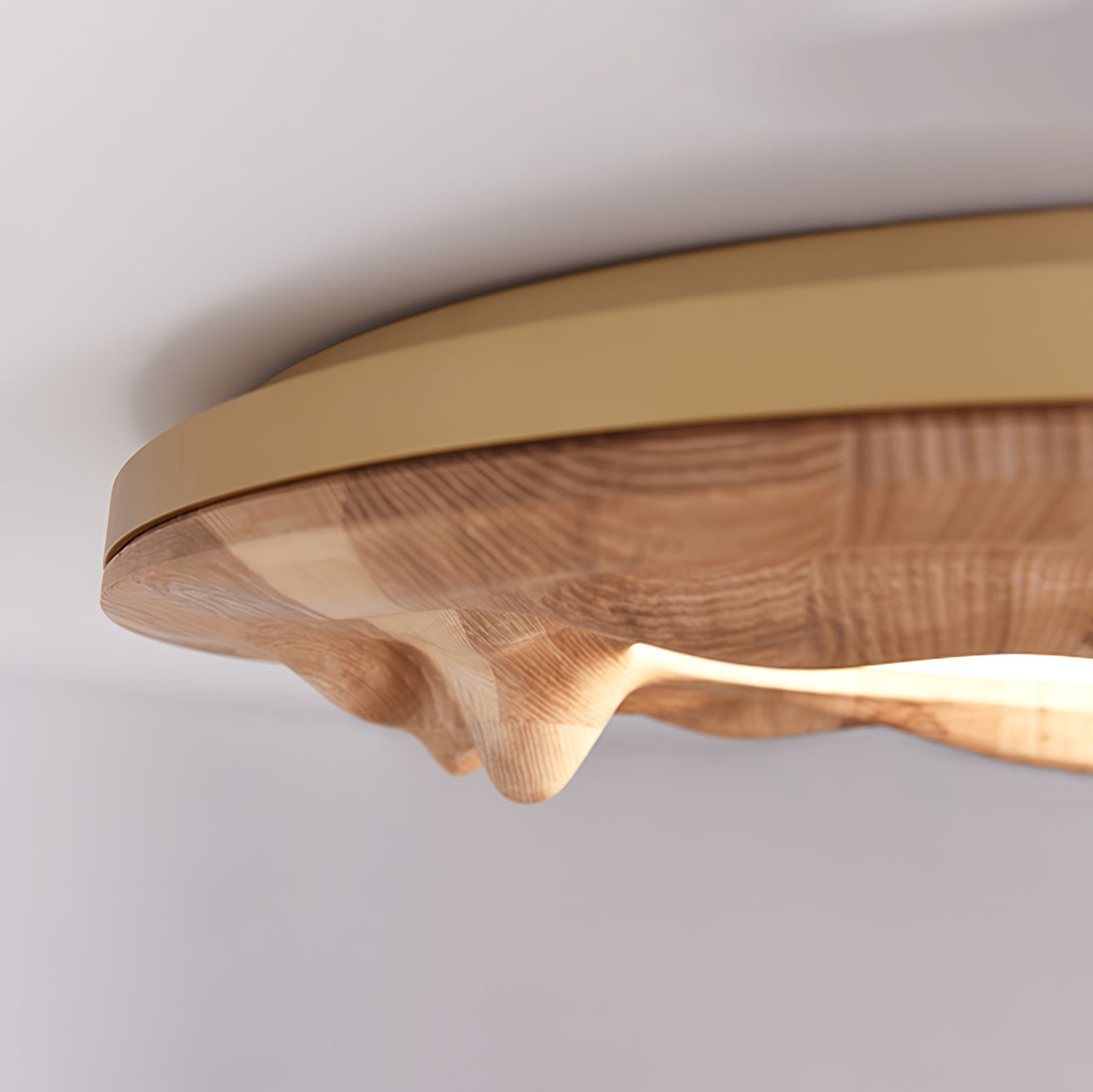 Solara Plafonnier Bois Ondulé Organique Apaisant - Neutralighting