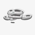 Solara Plafonnier Chrome Pebble Moderne - Neutralighting