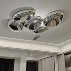 Solara Plafonnier Chrome Pebble Moderne - Neutralighting