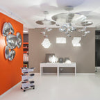 Solara Plafonnier Chrome Pebble Moderne - Neutralighting