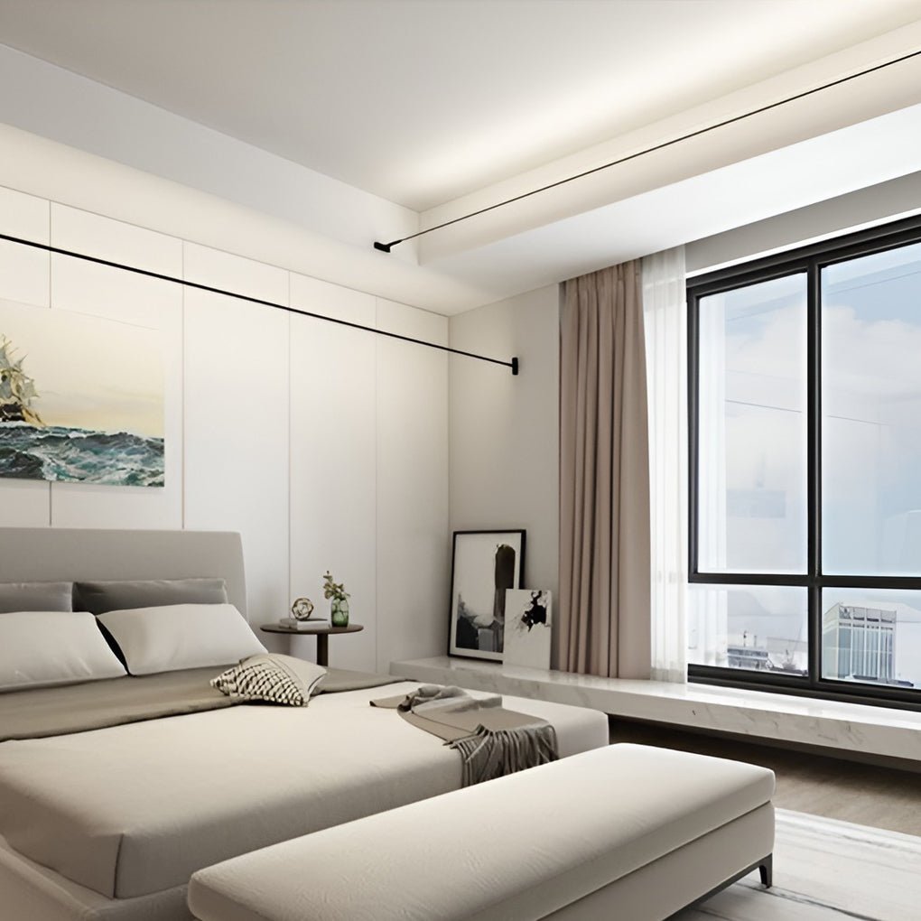 Linean Plafonnier Minimaliste en Bande d’Acier - Neutralighting