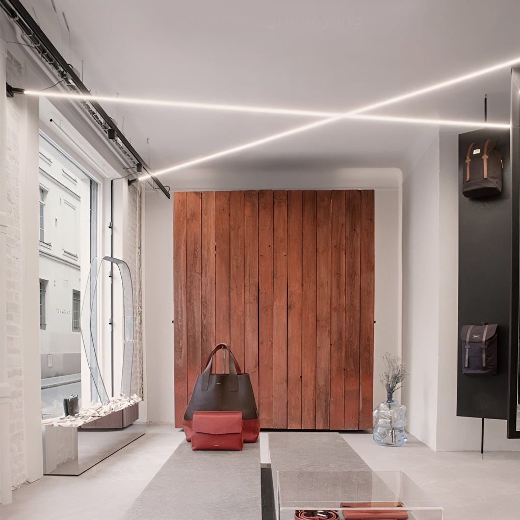 Linean Plafonnier Minimaliste en Bande d’Acier - Neutralighting