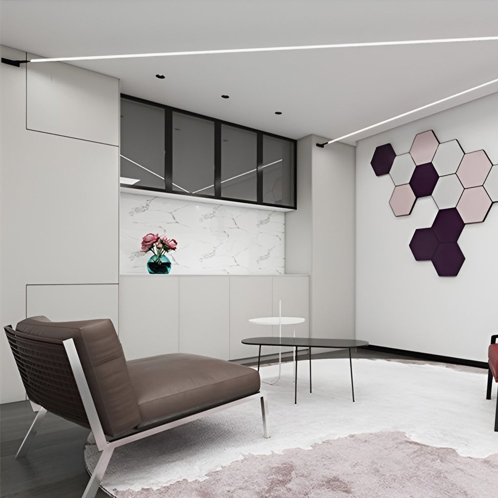 Linean Plafonnier Minimaliste en Bande d’Acier - Neutralighting