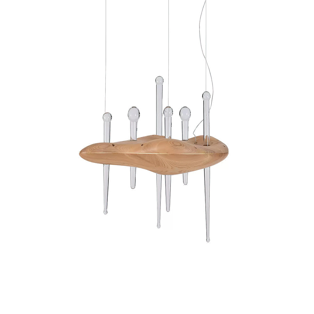 Umare Fantaisiste Chêne Verre Pendentif Lumière - Neutralighting