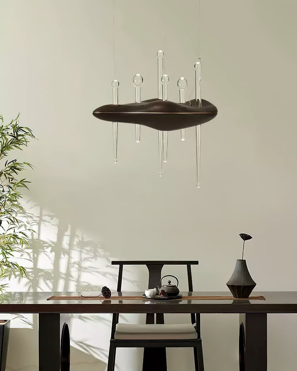 Umare Fantaisiste Chêne Verre Pendentif Lumière - Neutralighting