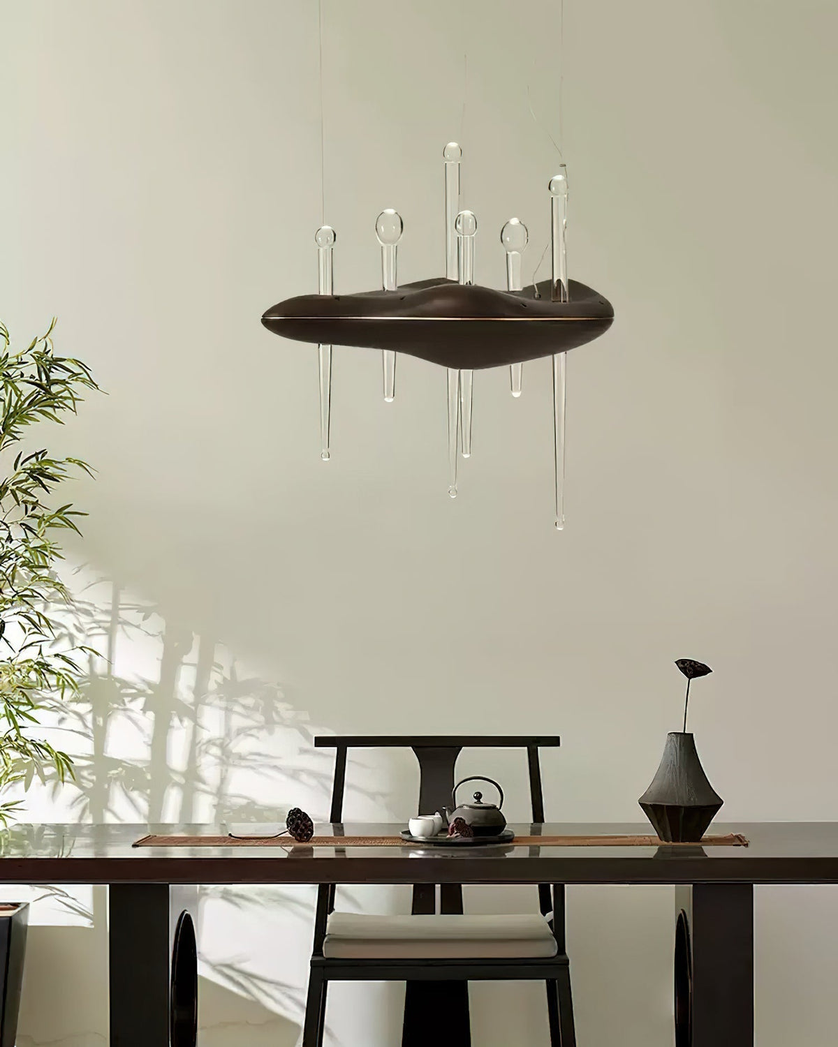 Umare Fantaisiste Chêne Verre Pendentif Lumière - Neutralighting
