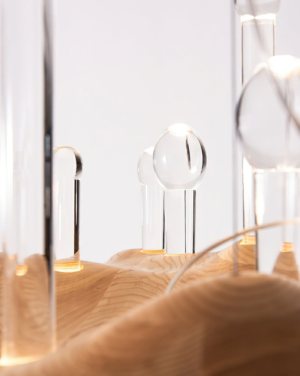 Umare Fantaisiste Chêne Verre Pendentif Lumière - Neutralighting