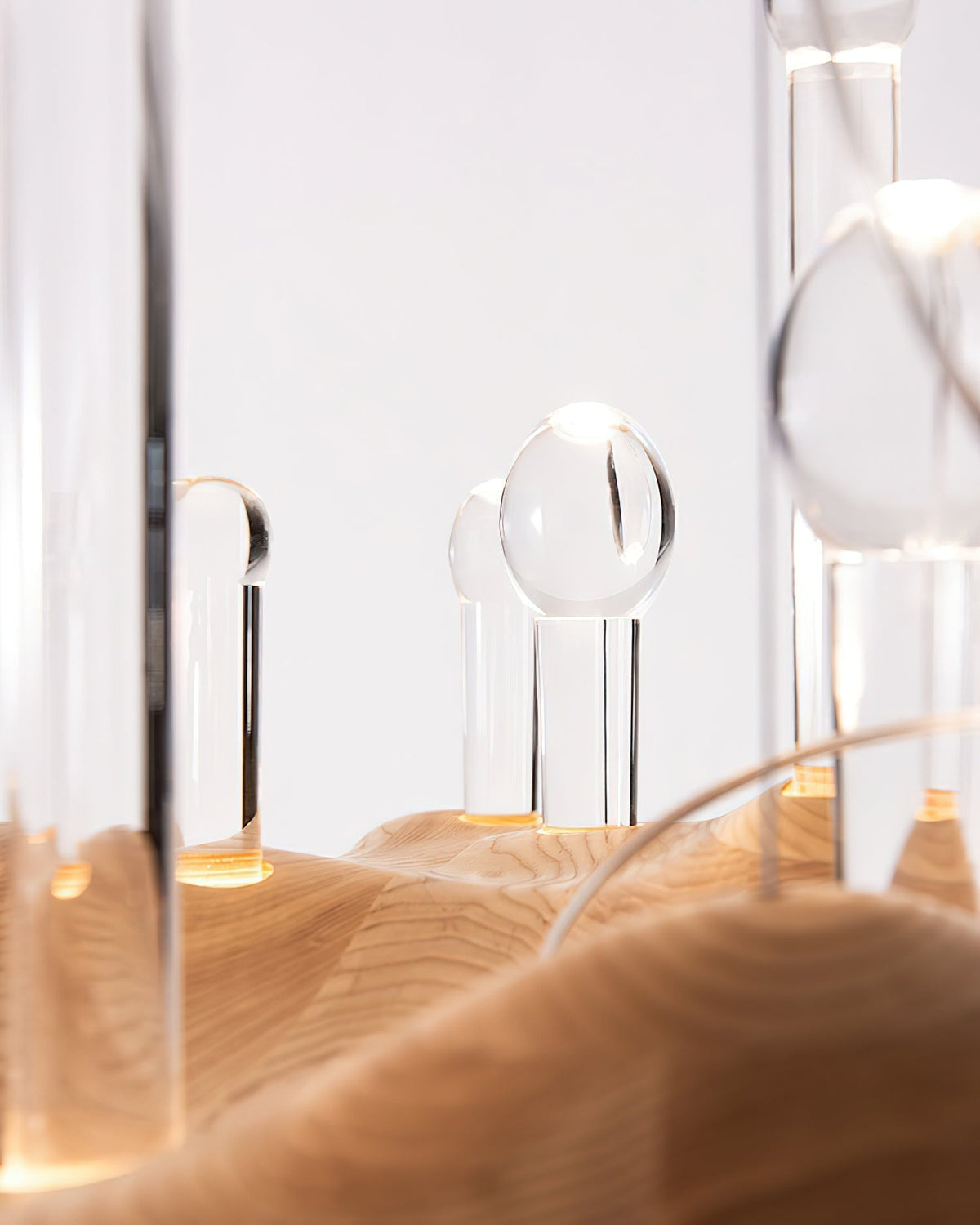 Umare Fantaisiste Chêne Verre Pendentif Lumière - Neutralighting