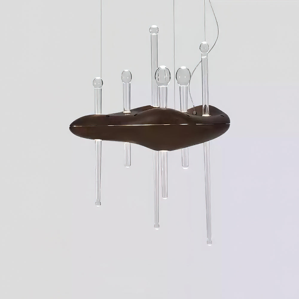 Umare Fantaisiste Chêne Verre Pendentif Lumière - Neutralighting