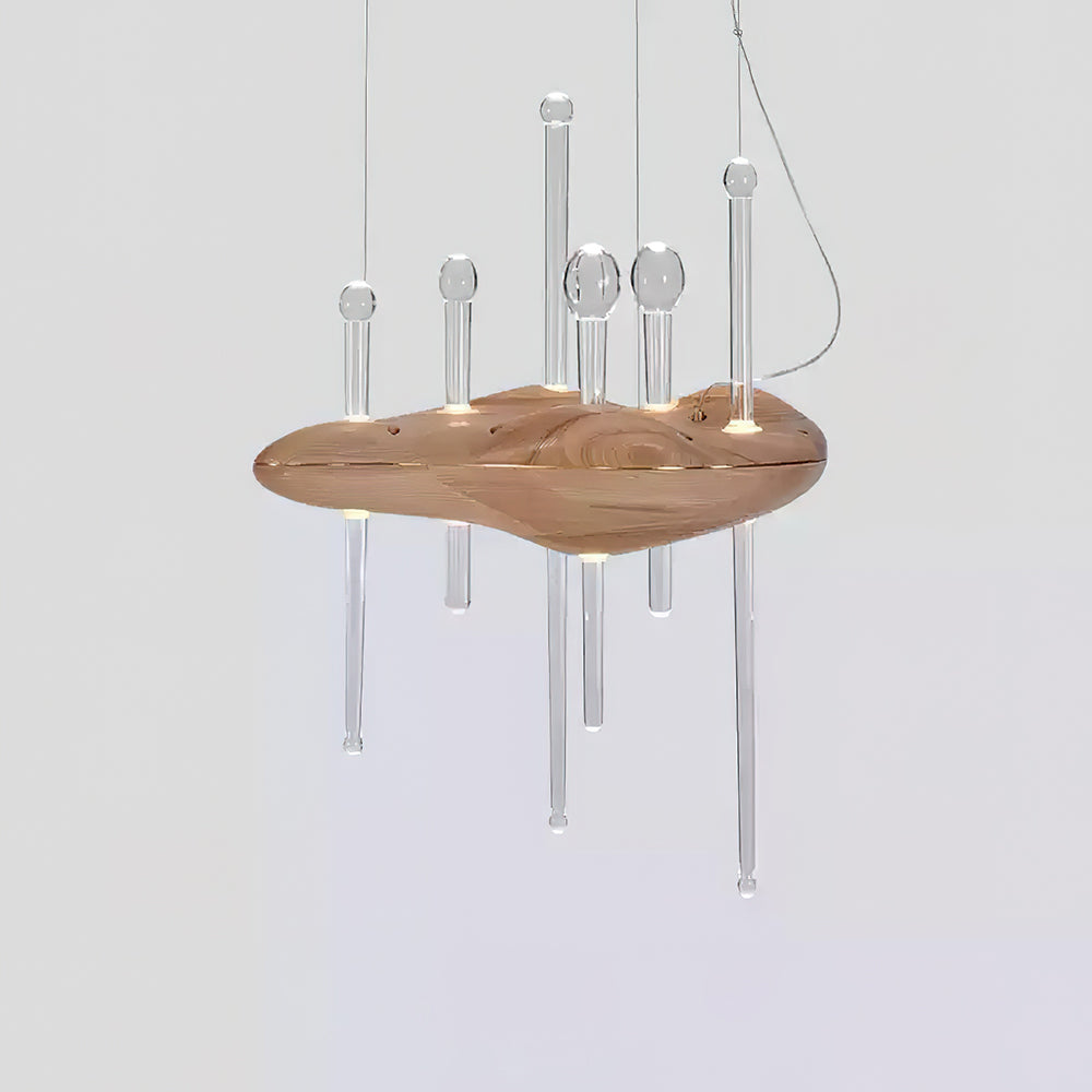 Umare Fantaisiste Chêne Verre Pendentif Lumière - Neutralighting