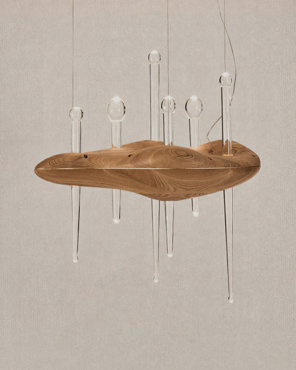 Umare Fantaisiste Chêne Verre Pendentif Lumière - Neutralighting