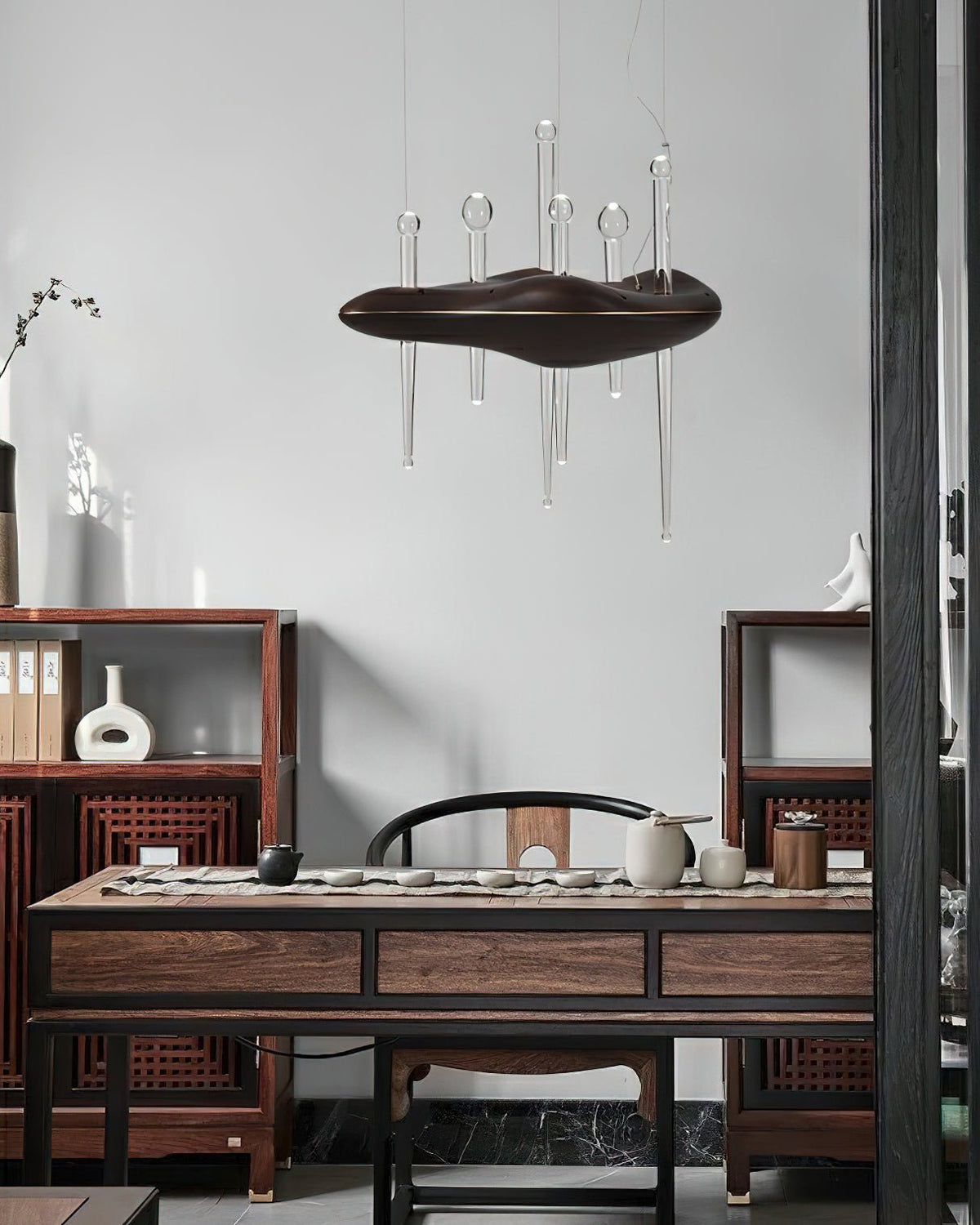 Umare Fantaisiste Chêne Verre Pendentif Lumière - Neutralighting